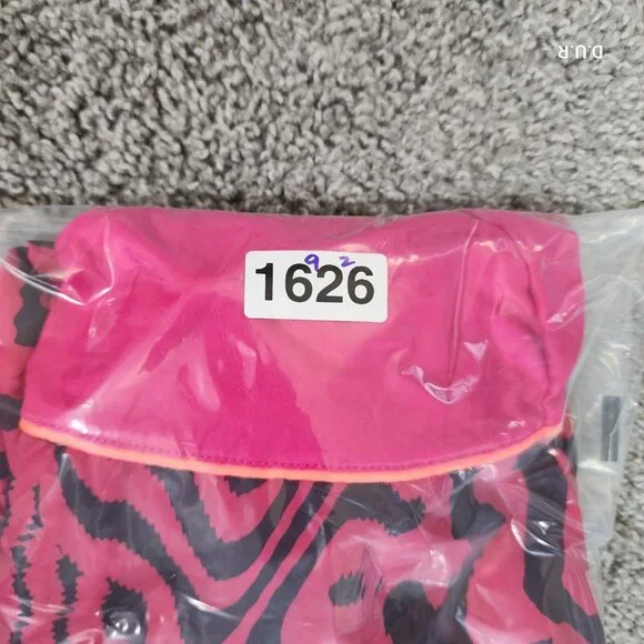 Nike Fireberry Jacket Girls Sz Small Pink Black Tiger Stripe Standard Fit Hooded - Picture 8 of 9